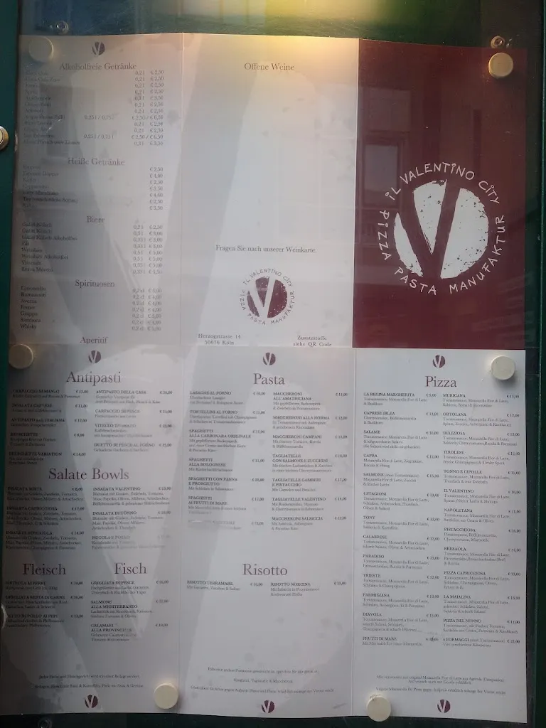Menu_Il Valentino Köln-City_Köln_immagine_2