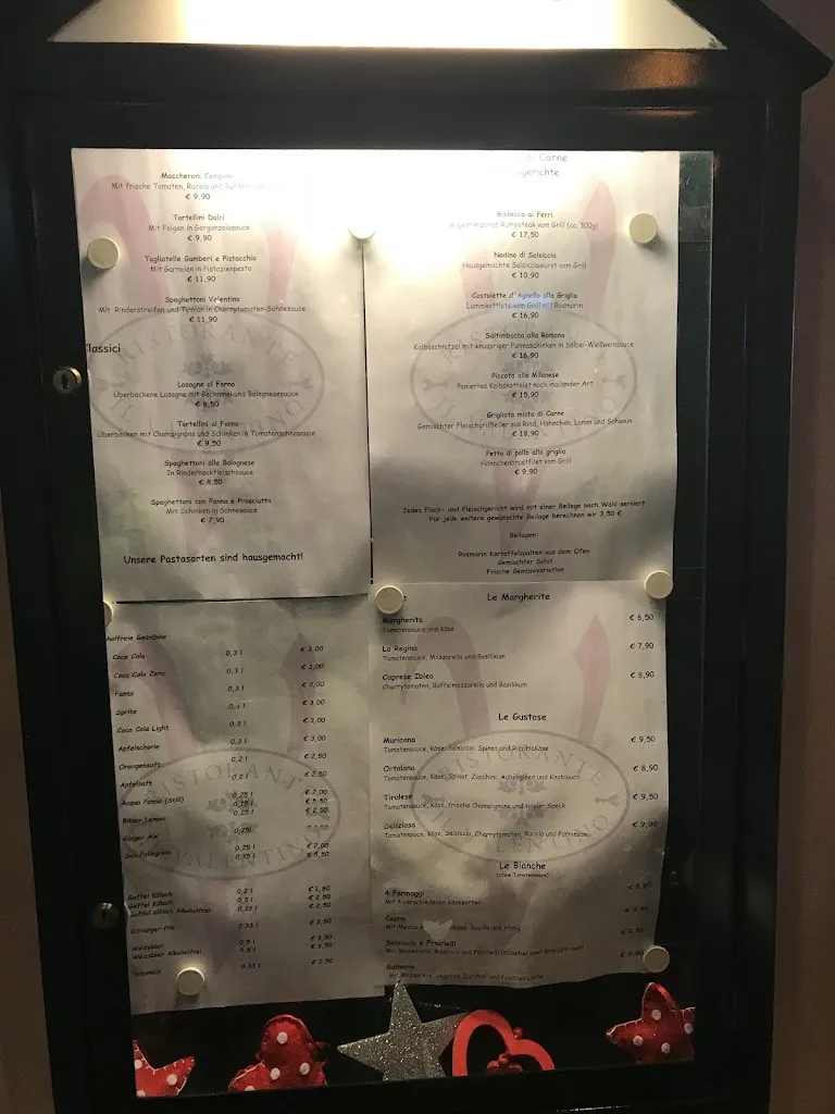 Menu_Il Valentino Köln-City_Köln_immagine_3