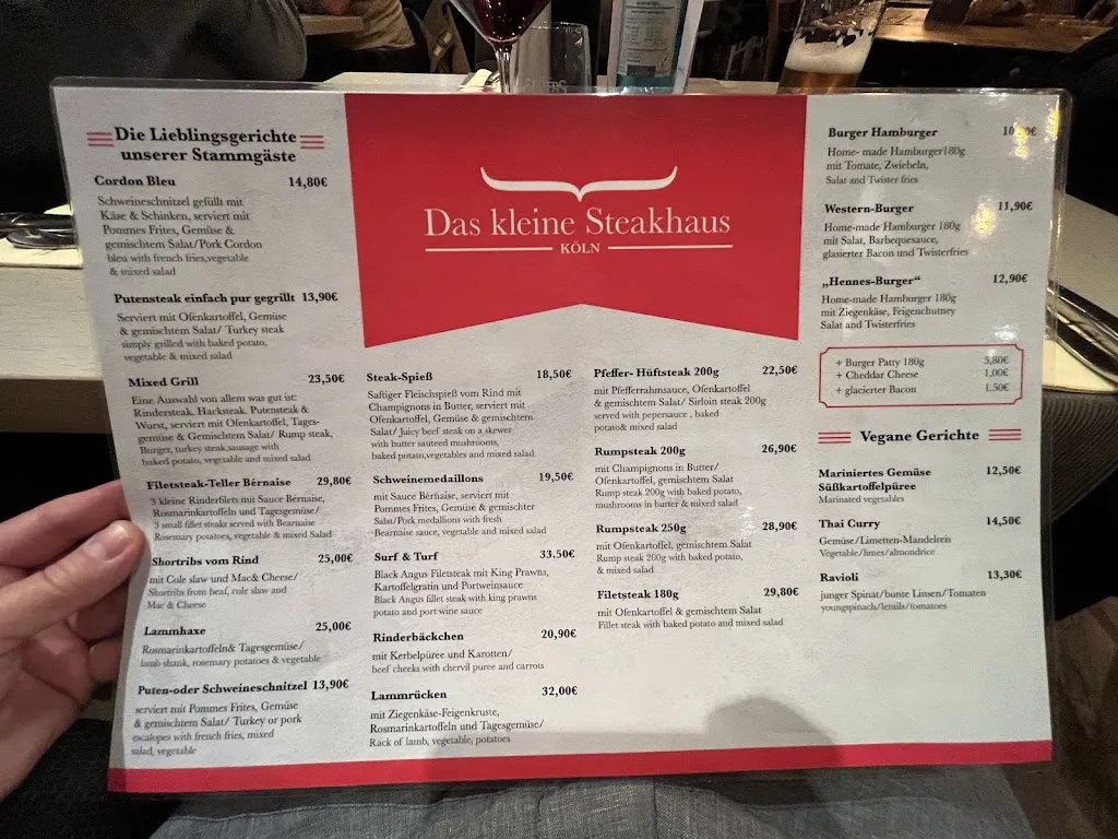 Menu_The Small Steakhouse_Köln_image_3