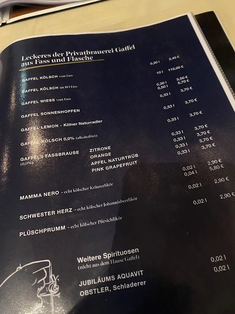 Menu_Gaffel am Dom - Brauhaus_Köln_immagine_3