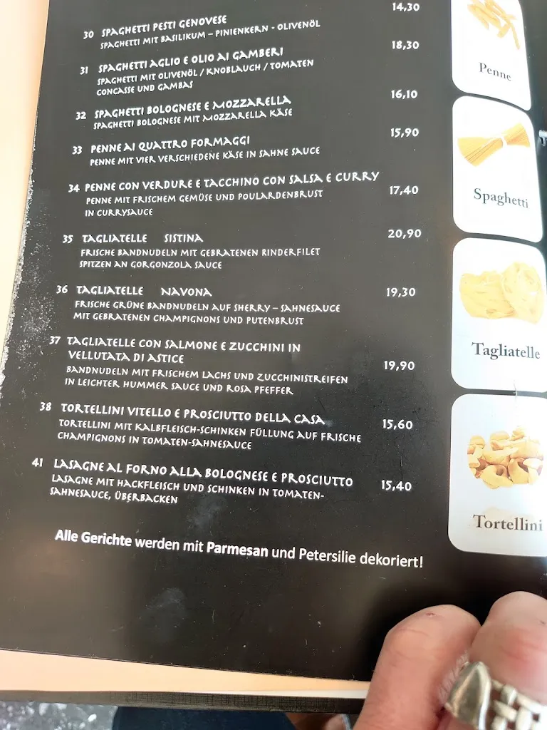 Menu_Via Sistina an Farina_Köln_immagine_3