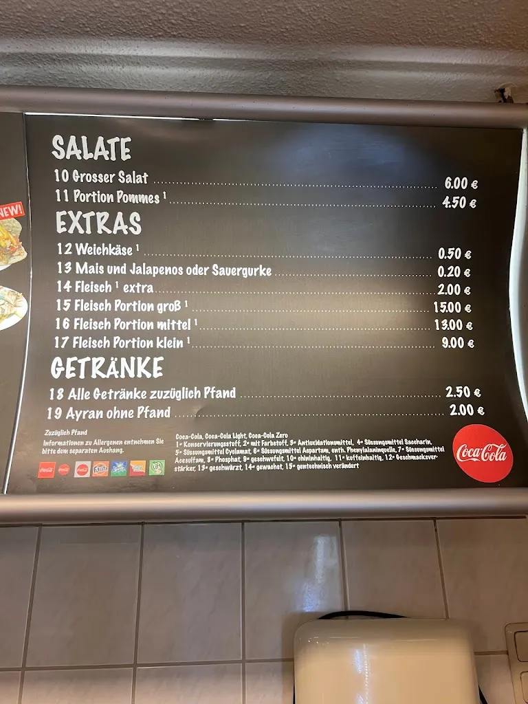 Menu_Zauberküche Döner_Gerolzhofen_immagine_3
