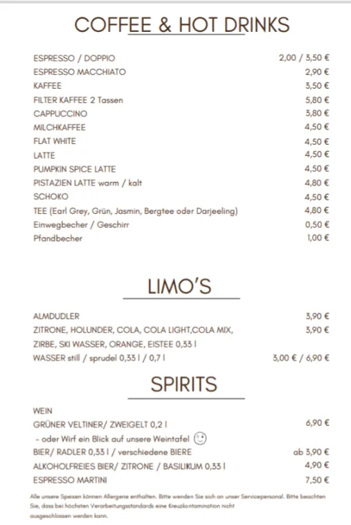 Menu_Restaurant Feinkostladen Cafe Der Tiroler_Köln_image_2