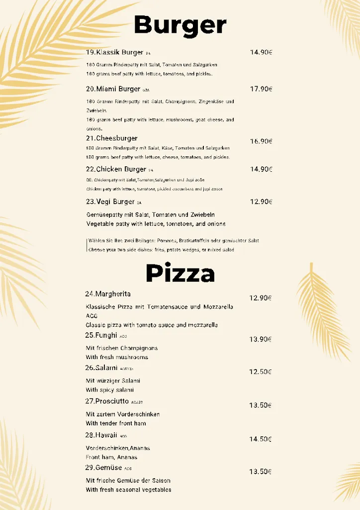 Menu_Miami am Rhein_Köln_immagine_1