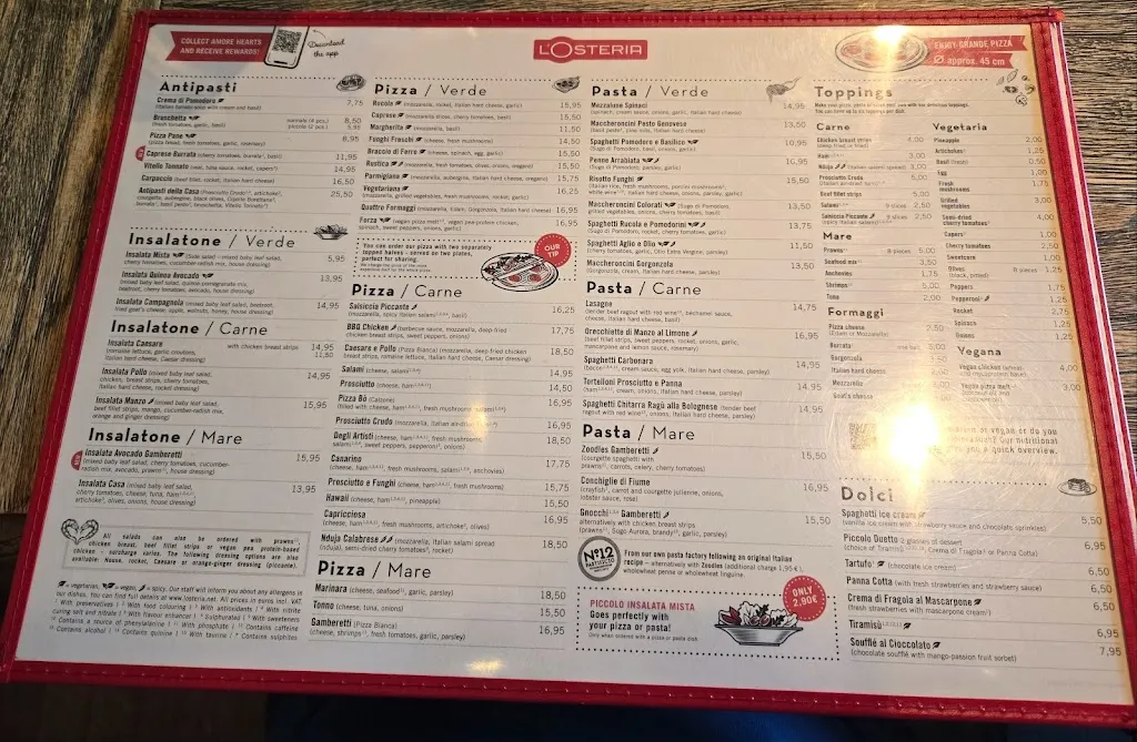 Menu_L'Osteria Köln Hahnenstraße_Köln_image_2