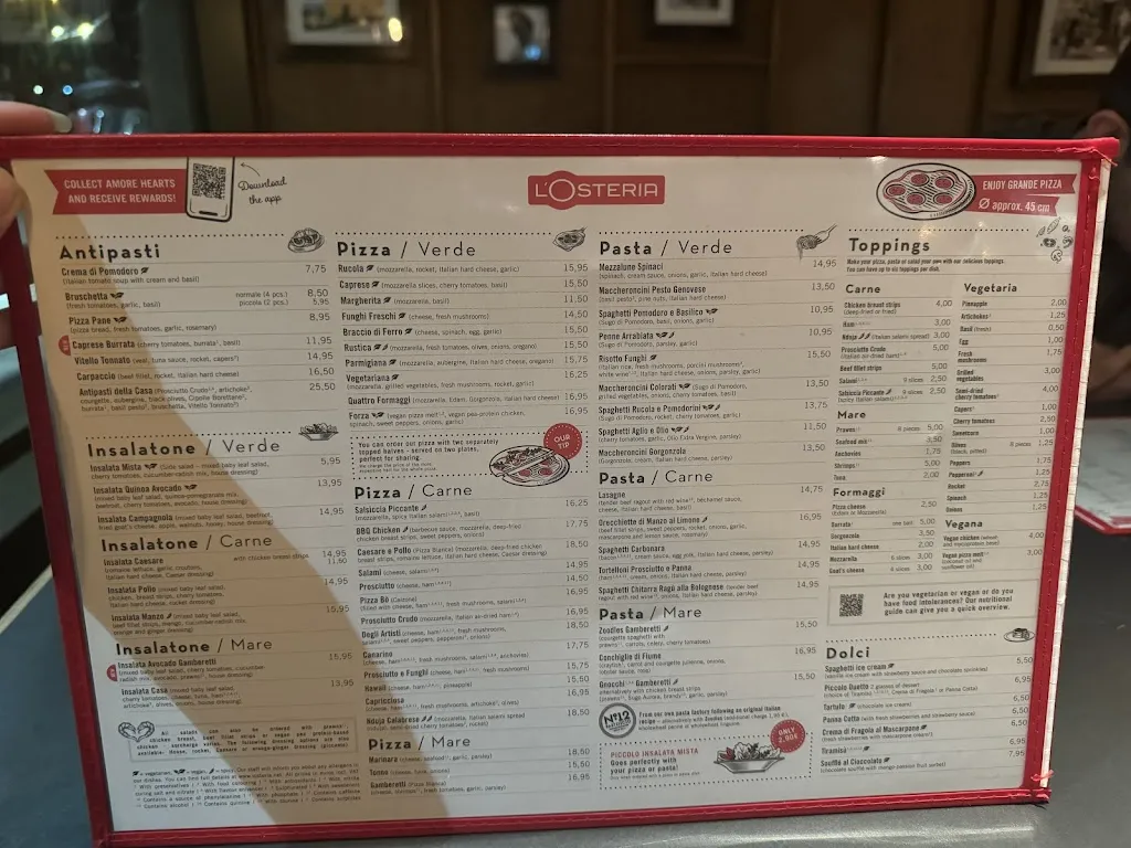 Menu_L'Osteria Köln Hahnenstraße_Köln_image_3