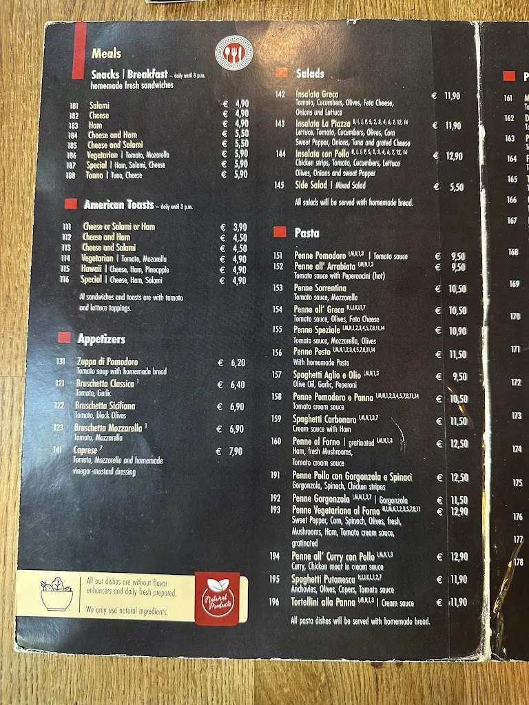 Menu_La Piazza_Köln_image_4