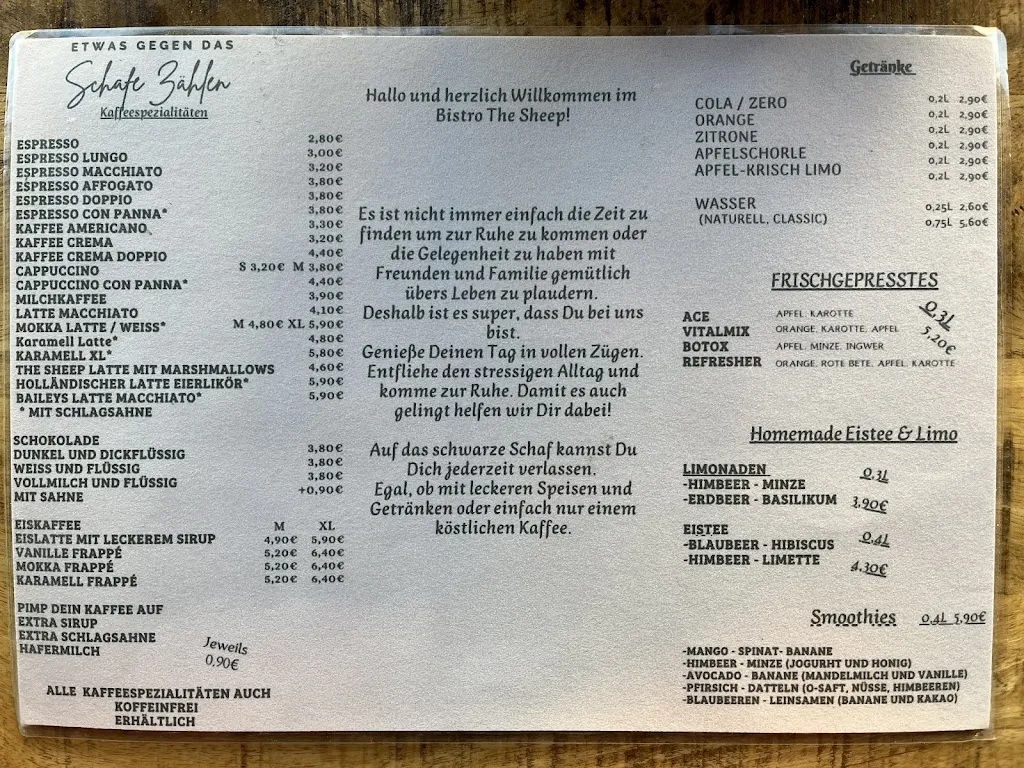 Menu_The Sheep Bistro & Coffee_Lippspringe_image_1