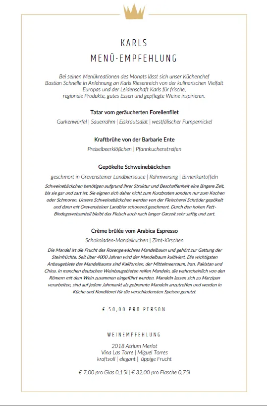 Menu_karl - Restaurant am Park_Lippspringe_imagen_2