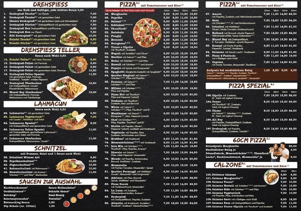 Menu_Gavs Pizza und Dönerhaus_Lippspringe_immagine_3