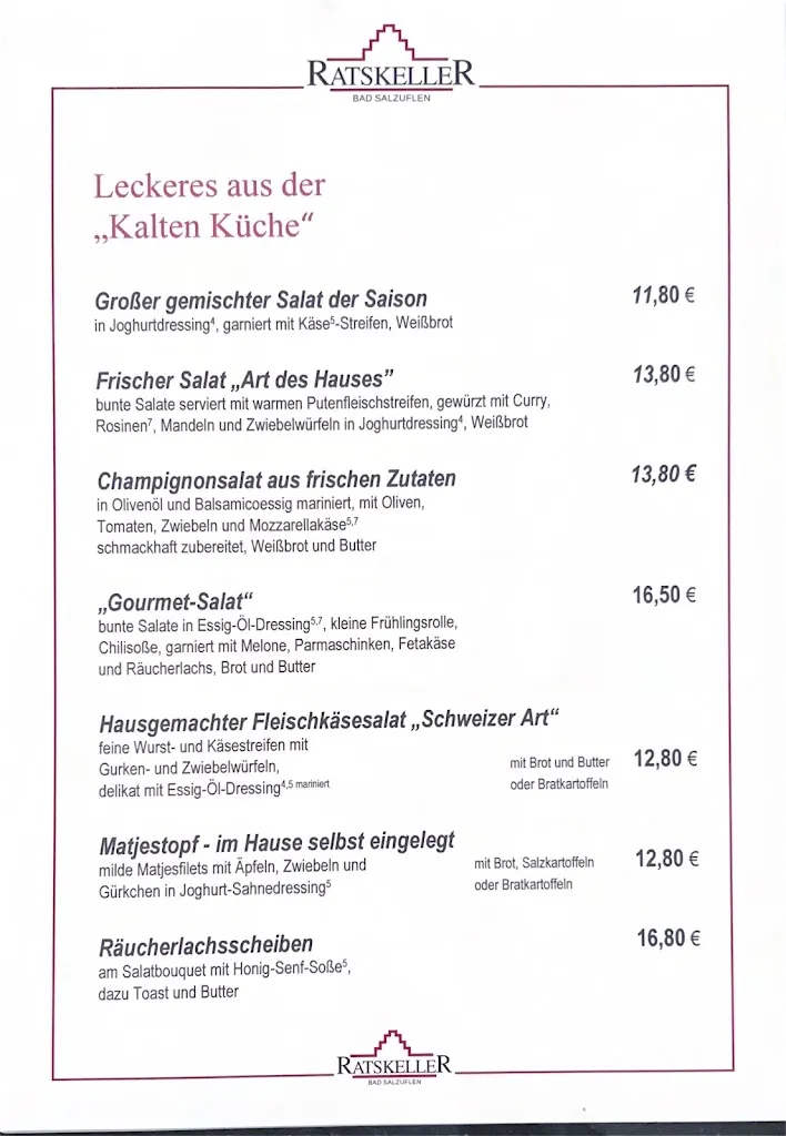 Menu_Restaurant Ratskeller Bad Salzuflen_Salzuflen_image_2