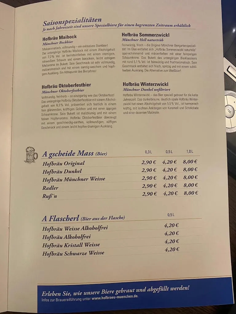 Menu_Hofbräu am Ostertor_Salzuflen_image_2
