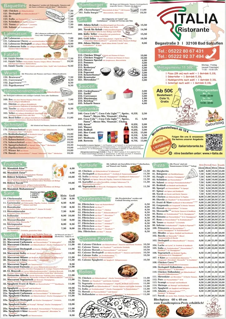 Menu_Ristorante Italia_Salzuflen_image_1