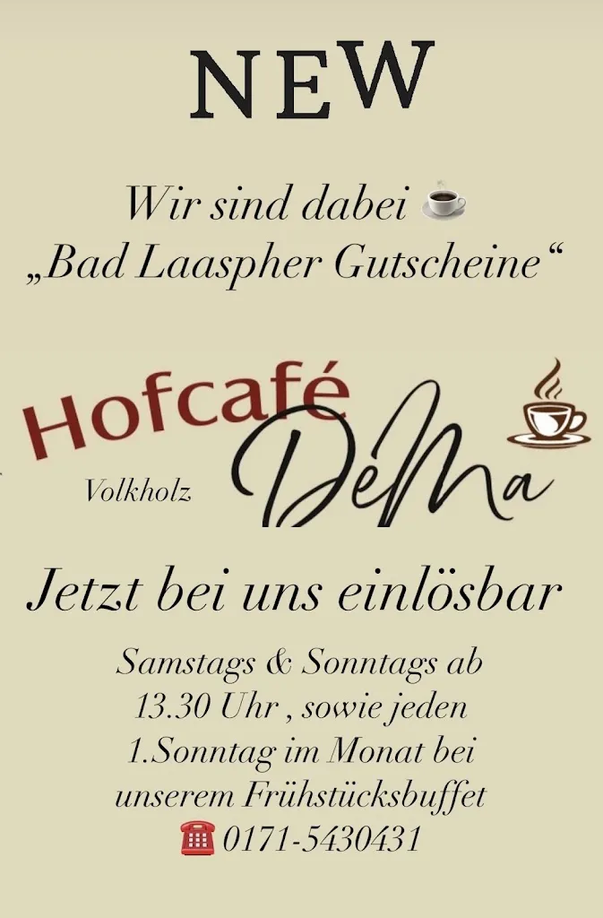 Menu_Hofcafe & Hofladen DeMa / Café mit Biergarten_Laasphe_image_1