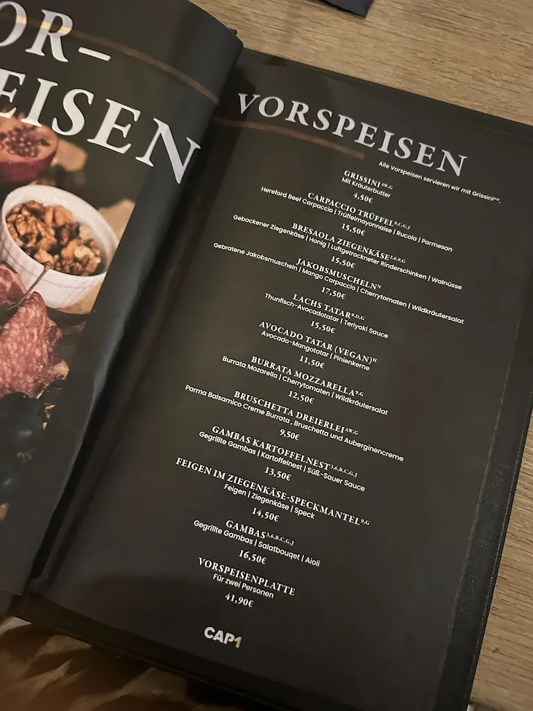 Menu_CAP1 Restaurant_Baesweiler_image_1