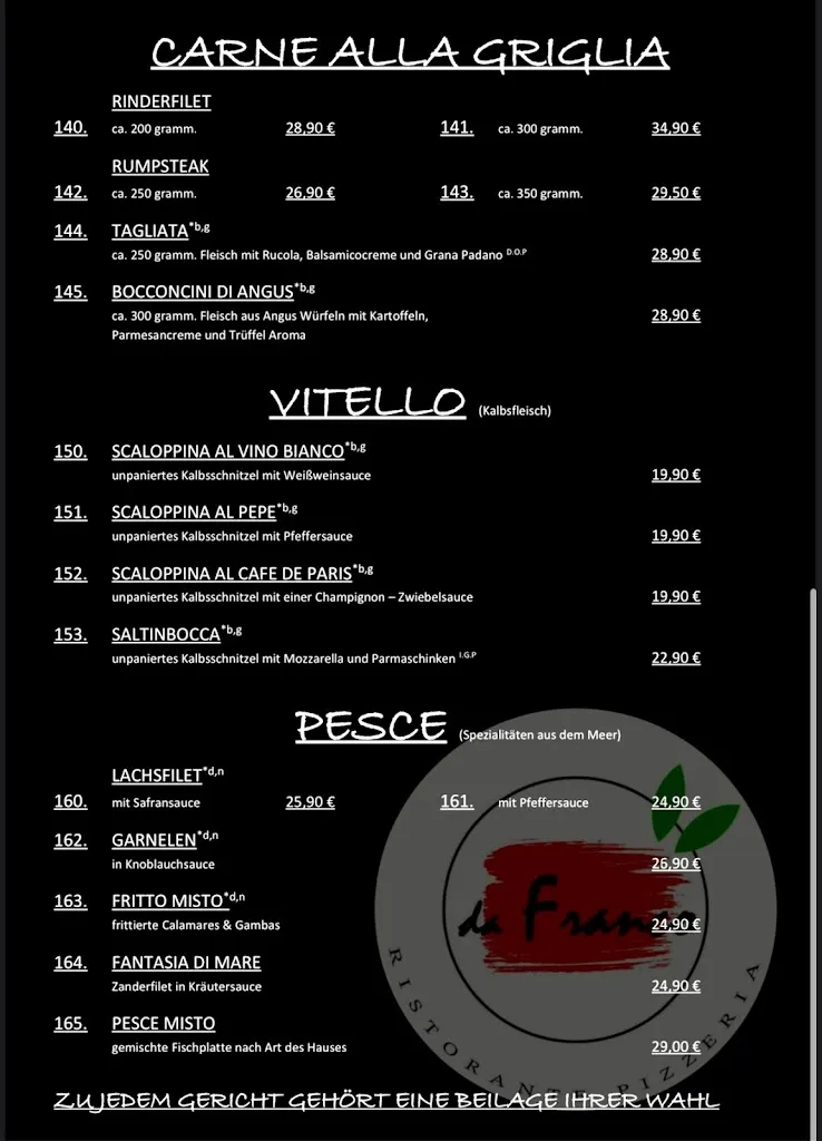 Menu_Da Franco Pizza & Cucina_Baesweiler_image_2