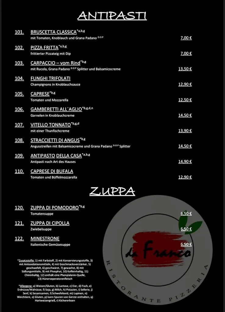 Menu_Da Franco Pizza & Cucina_Baesweiler_image_3