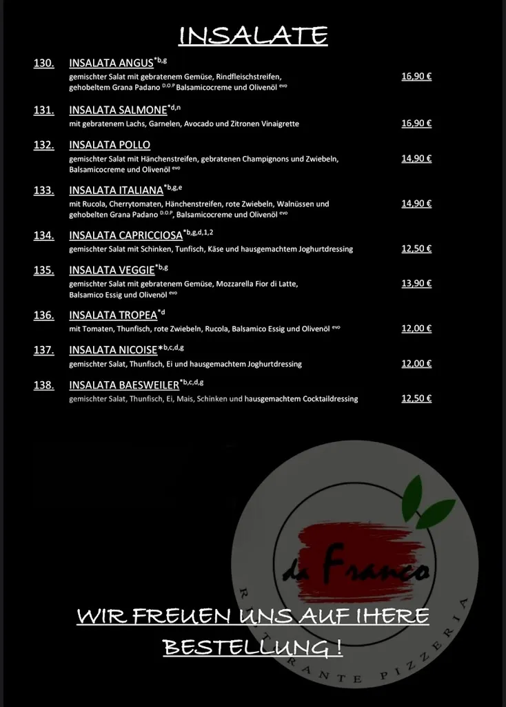 Menu_Da Franco Pizza & Cucina_Baesweiler_image_4