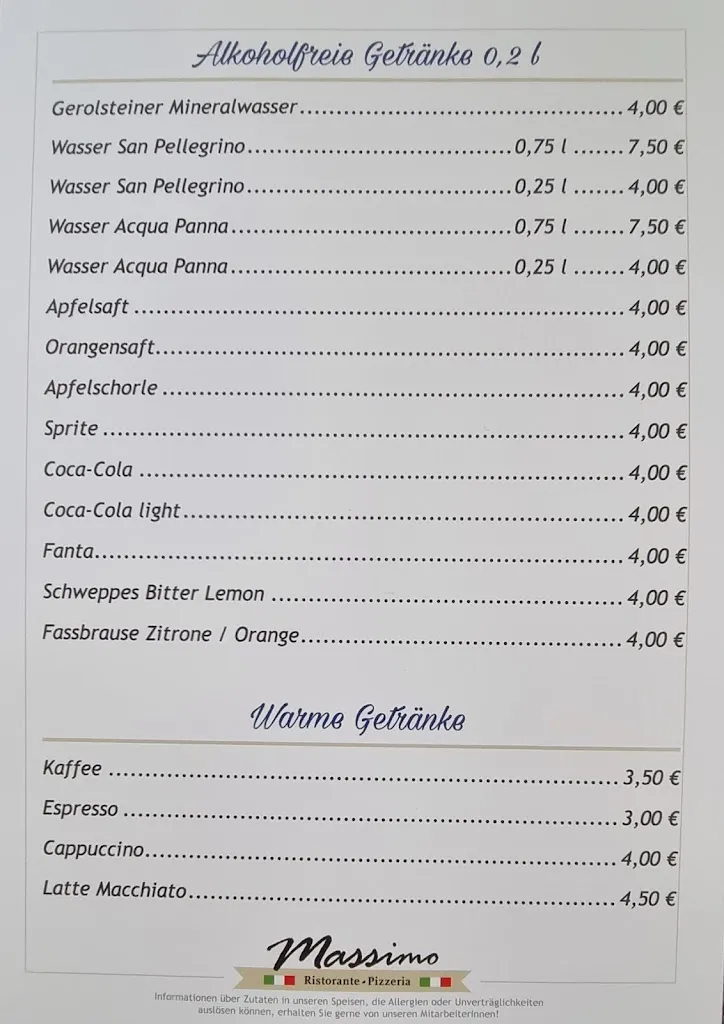 Menu_Pizzeria Ristorante Massimo_Münstereifel_immagine_1