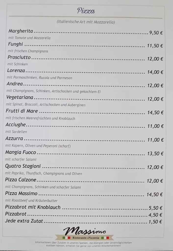 Menu_Pizzeria Ristorante Massimo_Münstereifel_immagine_3