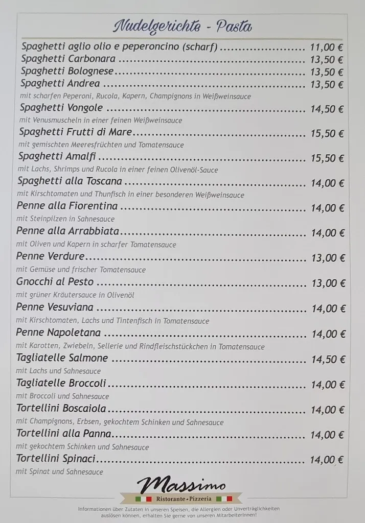 Menu_Pizzeria Ristorante Massimo_Münstereifel_immagine_4