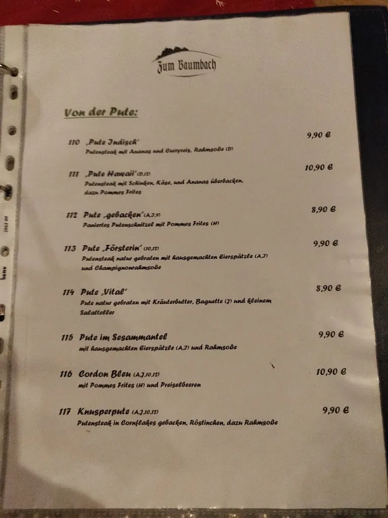 Menu_Gasthaus Zum Baumbach_Chiemgau_image_4
