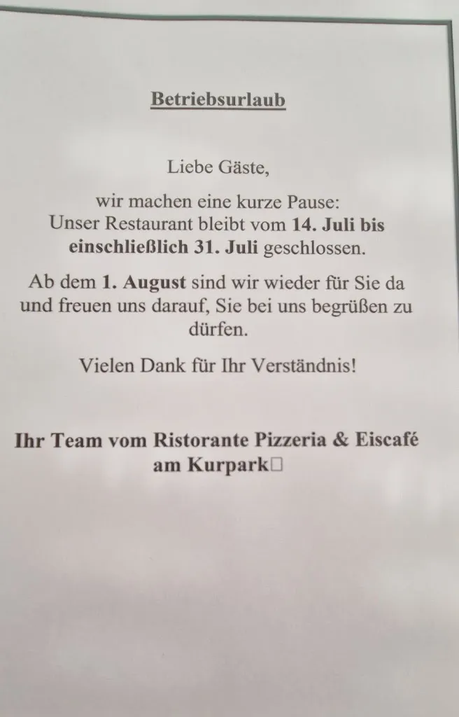 Menu_Ristorante-Pizzeria & Eiscafe am Kurpark_Meinberg_image_1
