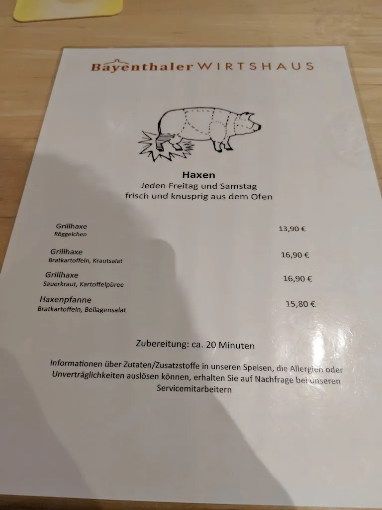 Menu_Bayenthaler Wirtshaus_Köln_image_3