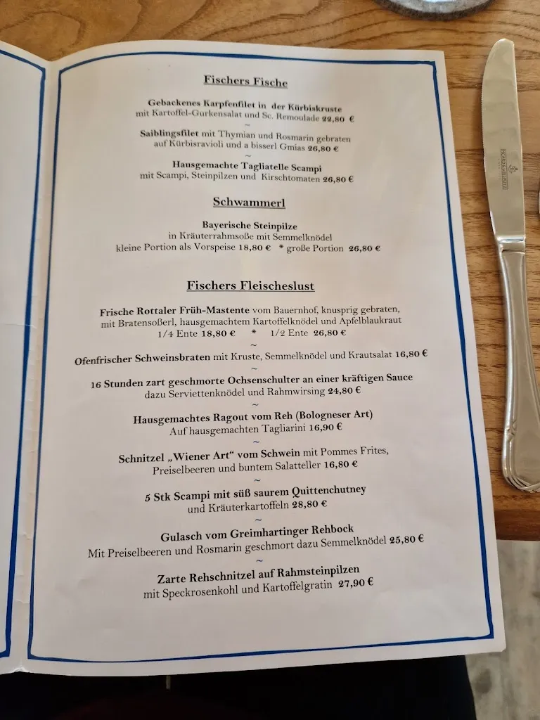 Menü_Zum Fischer Am See_Chiemsee_Bild_2