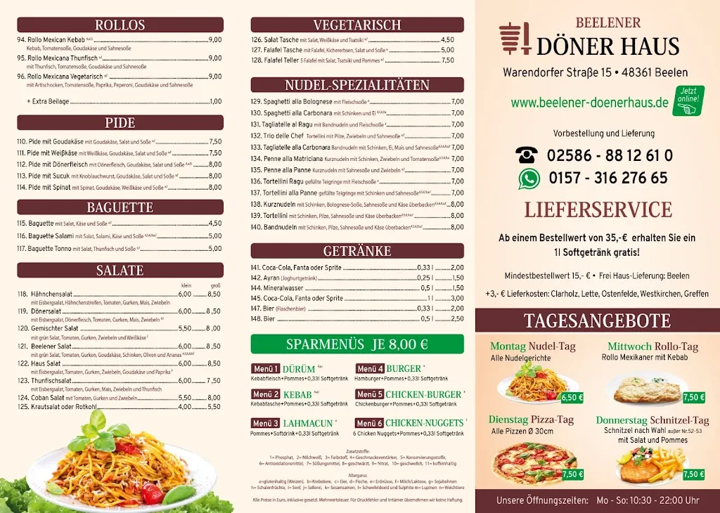 Menu_Beelener Döner Haus_Beelen_image_1