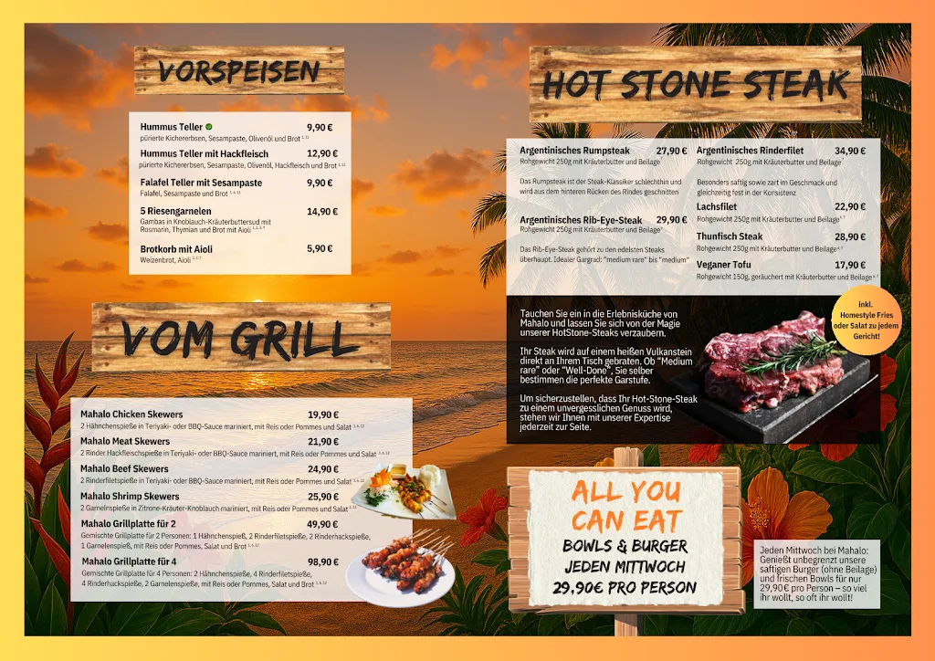 Menu_Mahalo Restaurant & Catering Burger, Bowls & Hot Stone Steak_Oeynhausen_image_4