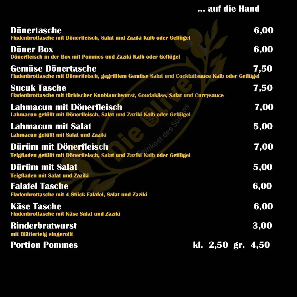 Menu_Die Olive - Feinkost des Südens_Oeynhausen_image_2