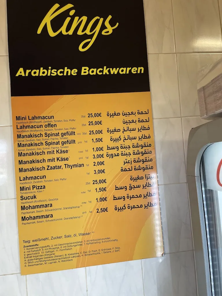 Menu_Kings Restaurant Bad Oeynhausen_Oeynhausen_image_1