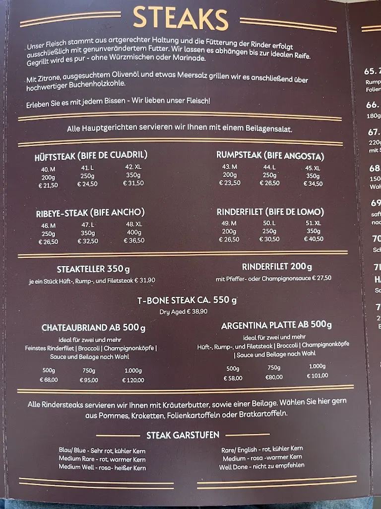 Menu_Argentina Patagonia Steakhouse_Oeynhausen_image_4