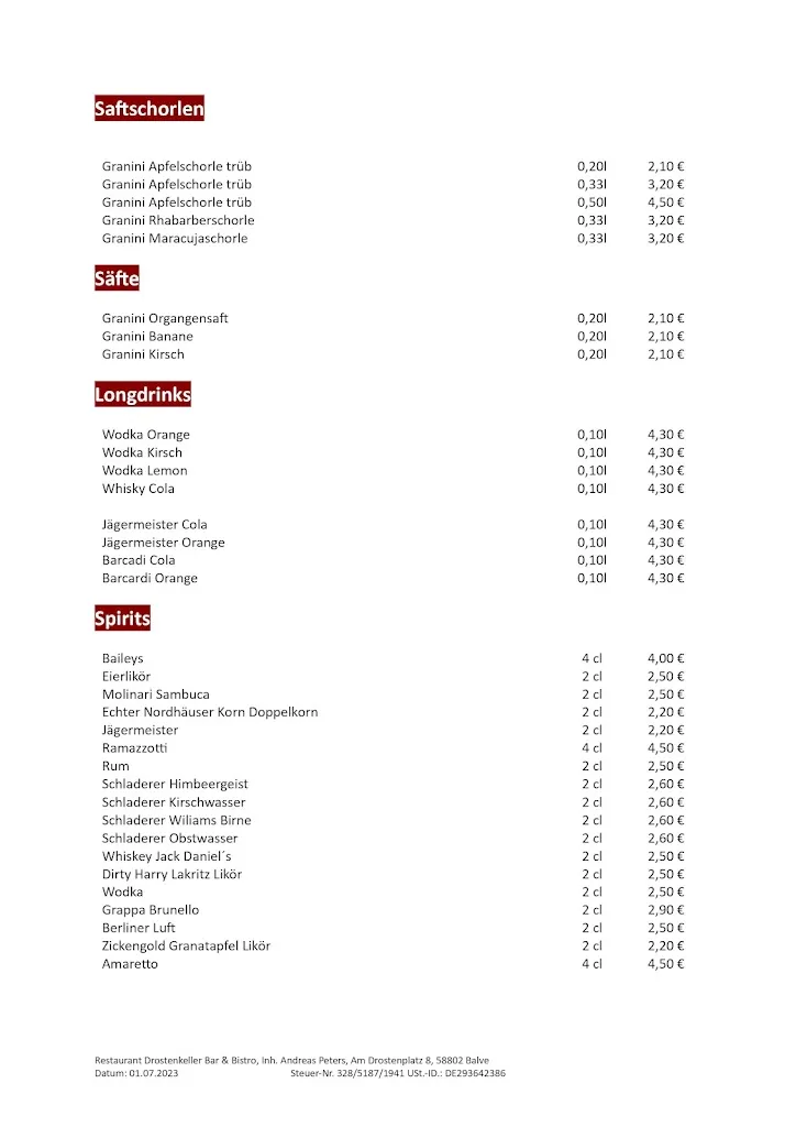Menu_Restaurant Drostenkeller Bar und Bistro_Balve_image_3
