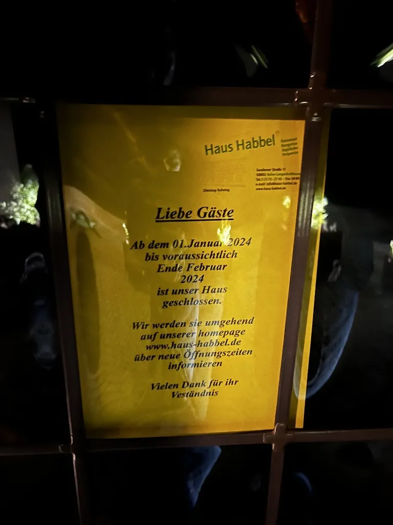 Menu_Habbel Bernhard Gaststätte Haus Habbel_Balve_image_1