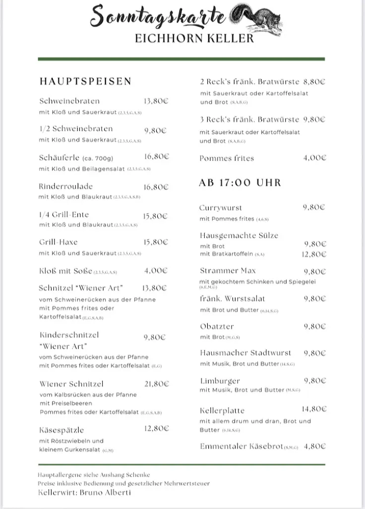 Menu_Eichhorn Keller Forchheim_Forchheim_image_2