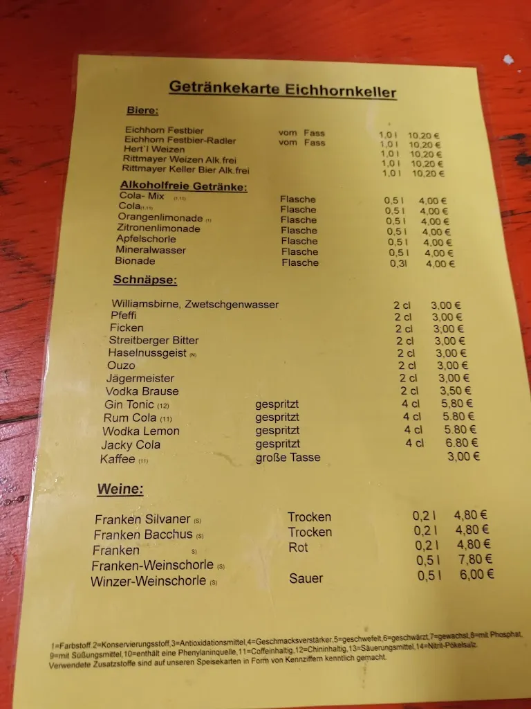 Menu_Eichhorn Keller Forchheim_Forchheim_image_4
