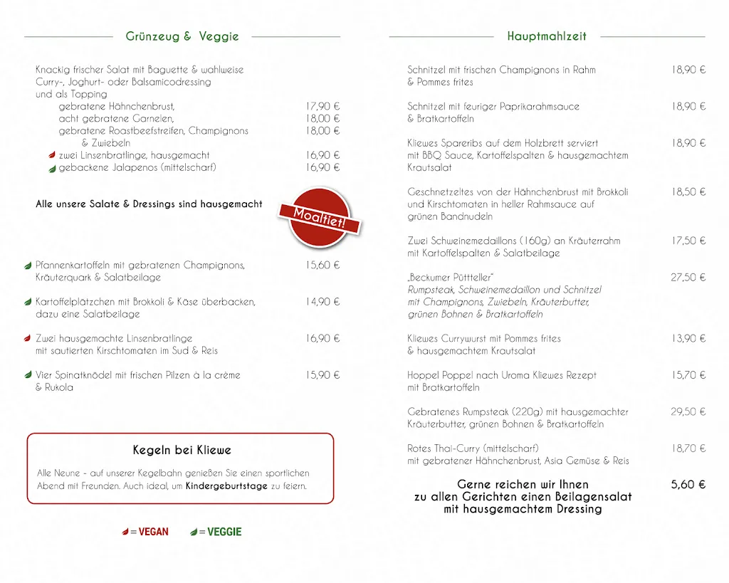 Menu_bei Kliewe im Westfälischen Hof_Beckum_image_1