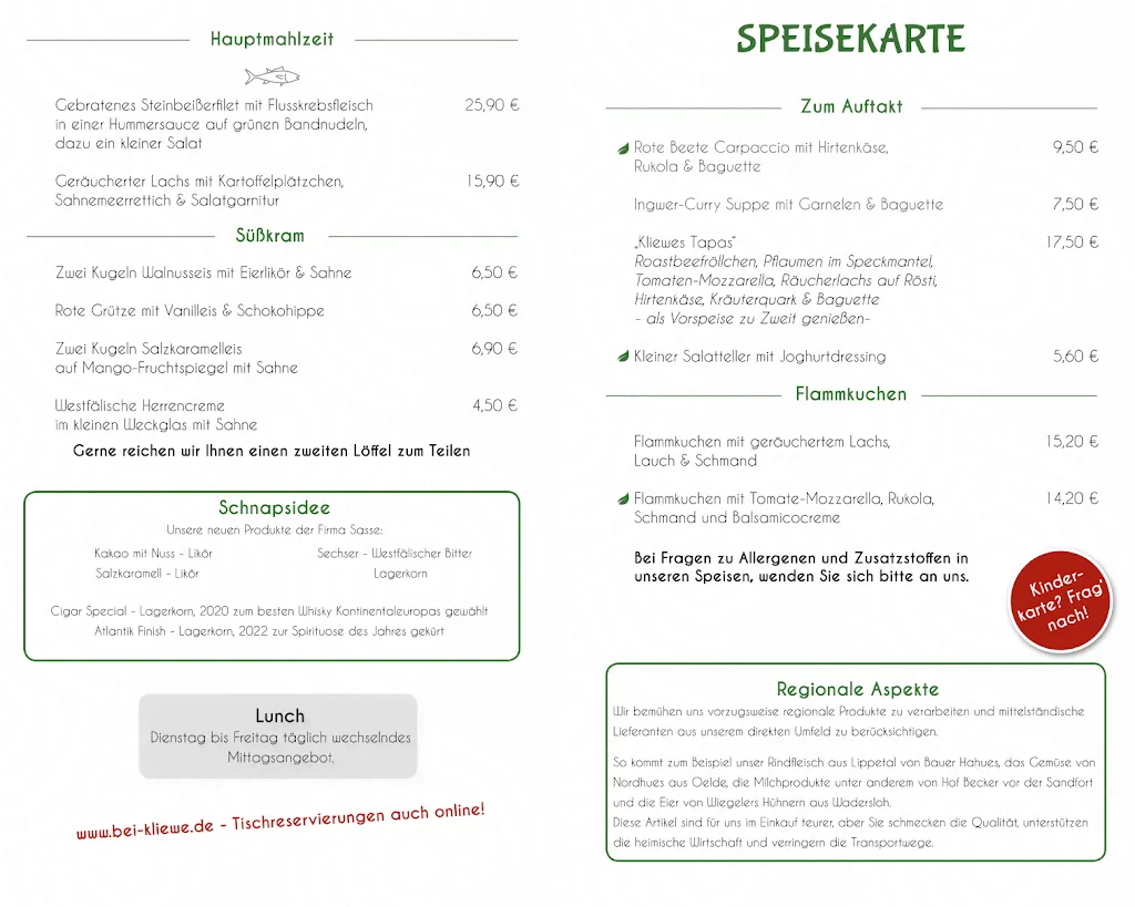 Menu_bei Kliewe im Westfälischen Hof_Beckum_image_2