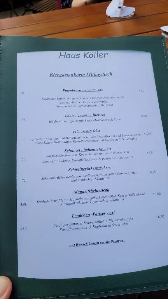 Menu_Gaststätte Haus Köller_Beckum_image_2