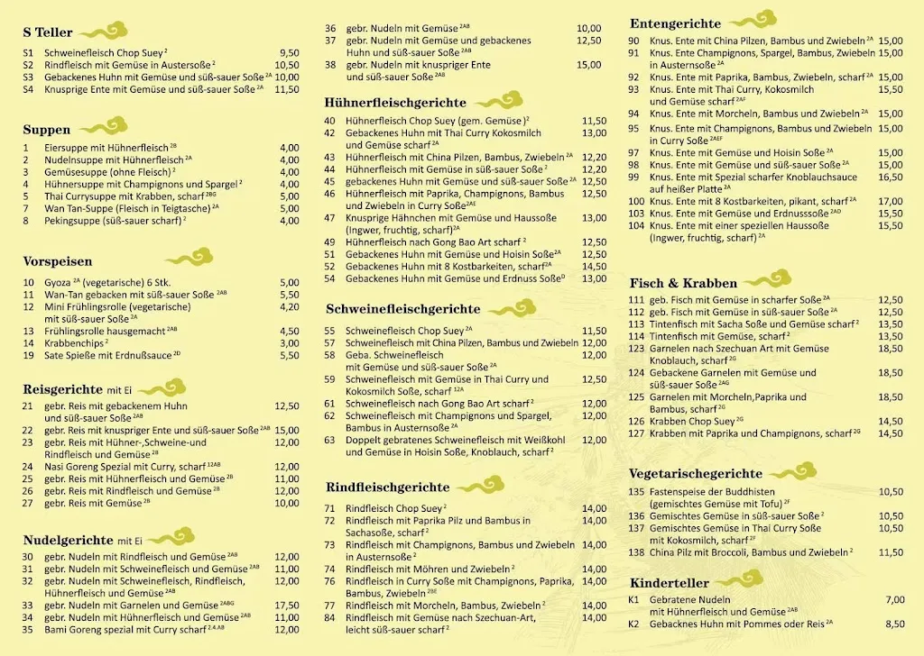 Menu_China-Restaurant Die Chinesische Mauer_Beckum_image_1