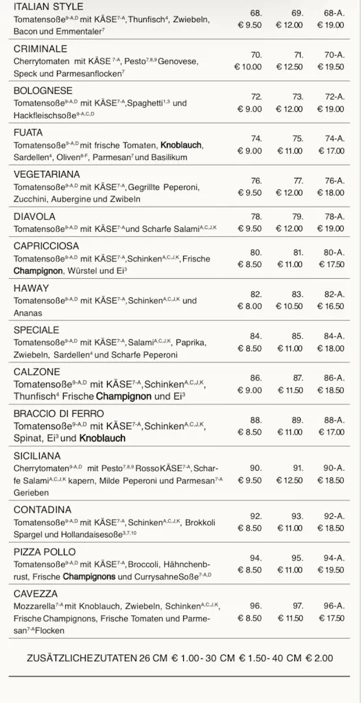 Menu_Restaurant Trattoria_Beckum_image_3