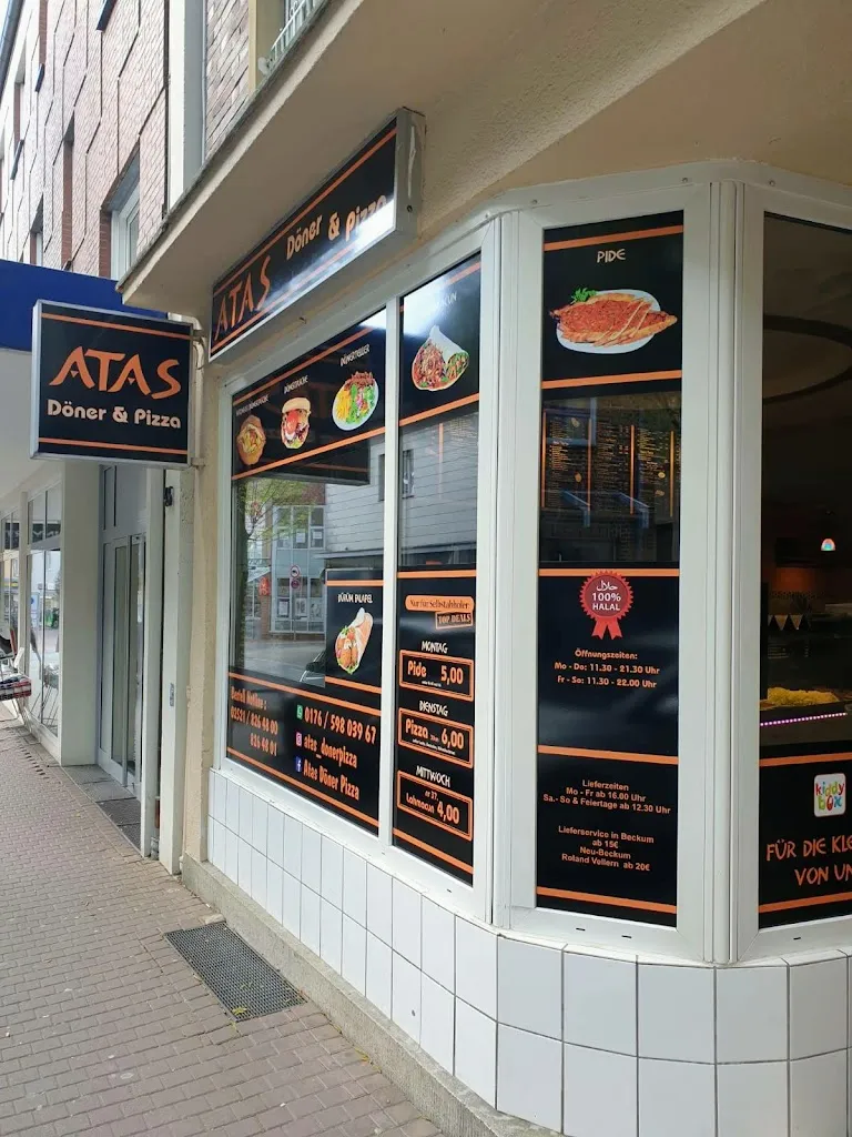 Atas Döner & Pizza restaurant in Beckum