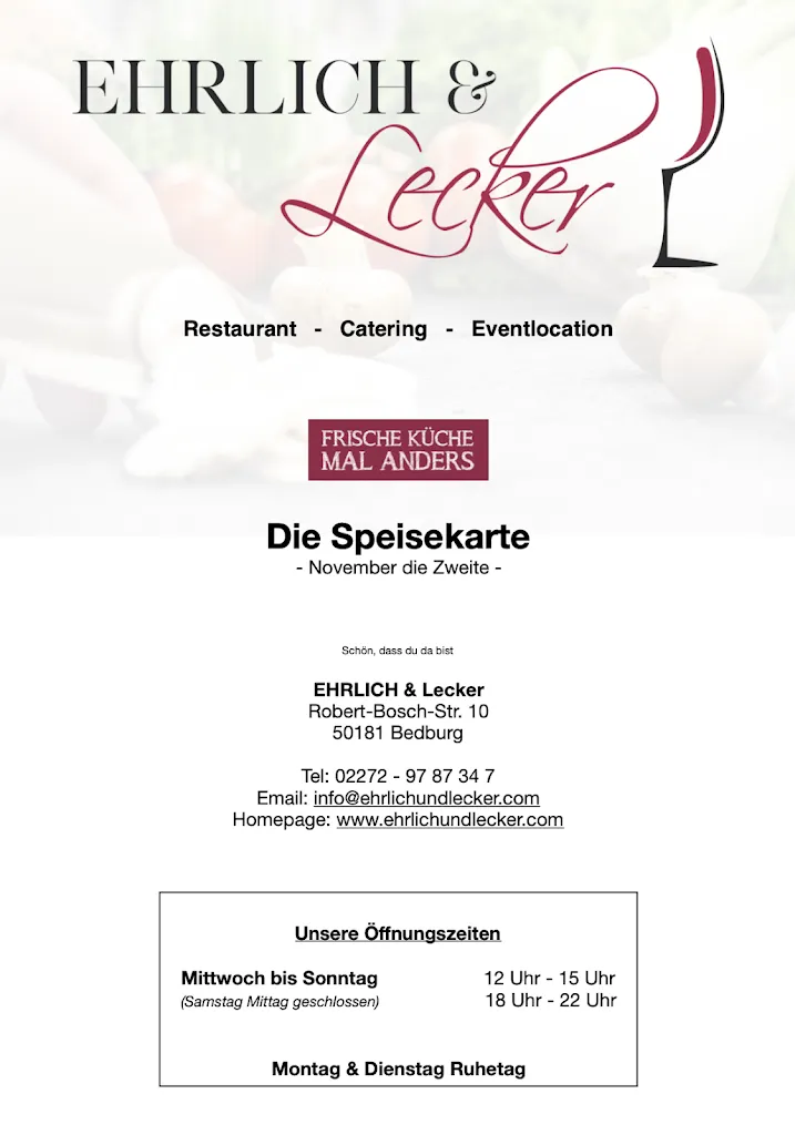Menu_EHRLICH & Lecker Catering und Partyservice_Bedburg_image_1