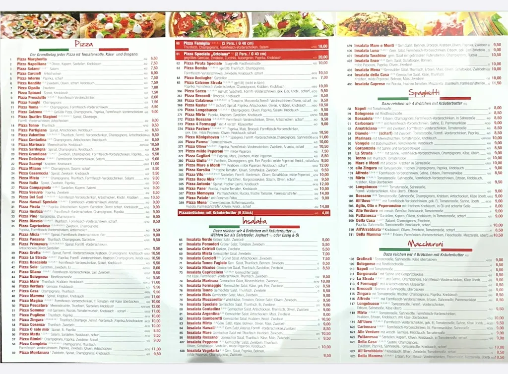 Menu_Pizzeria La Strada 3 bei Vito & Mena_Bedburg_image_1