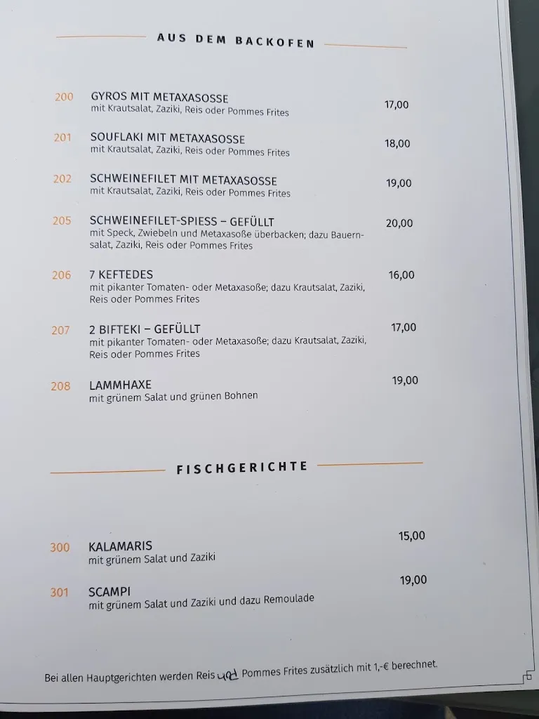 Menu_Restaurant Plaka zur Waldschänke_Bergkamen_immagine_2