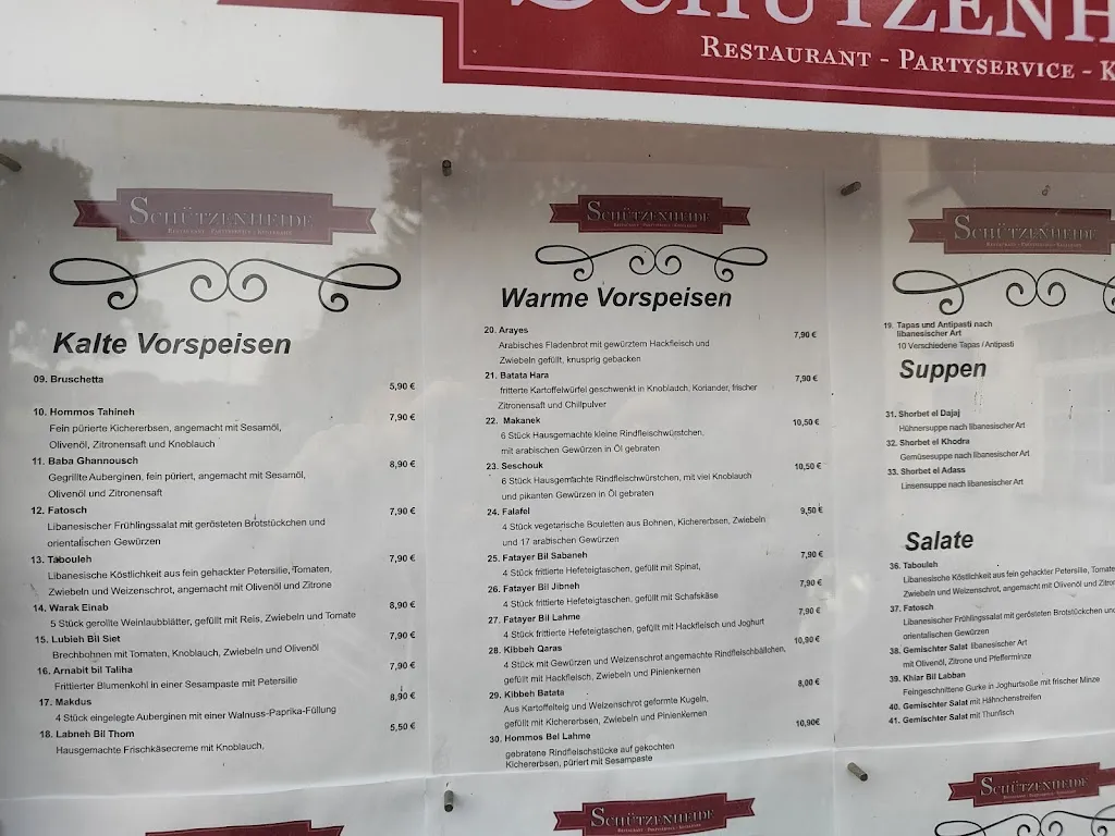 Menu_Restaurant Schützenheide_Bergkamen_image_1