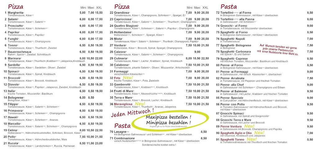 Menu_Le Rose's Pizza_Bergkamen_image_2
