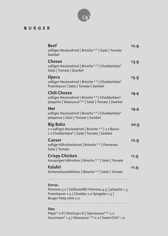 Menu_Café Opera_Kamen_image_1